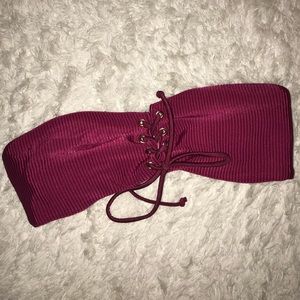 PacSun ribbed bikini top